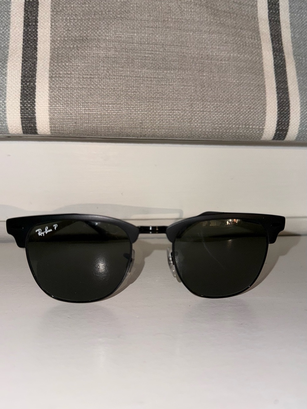 Ray-Ban Black Frame Sunglasses with Black Lenses